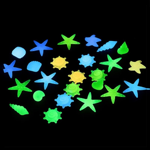 Ảnh của Sỏi phát sáng STC-380, Sỏi dạ quang trang trí, Tôm Cua Cá phát sáng ban đêm