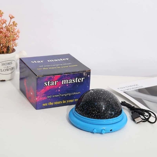 Ảnh của Đèn ngủ chiếu Trăng Sao 3D MS-05, Đèn trang trí cho bé, Đèn phòng ngủ gia đình Star Master