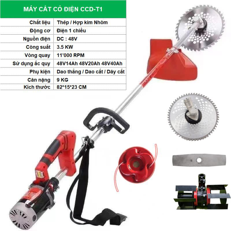 Máy cắt cỏ + Đầu xạc cỏ [+500,000đ]