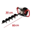 Ảnh của Máy đào lỗ trồng cây MDL-E30, Máy khoan đất cầm tay có bánh xe đẩy