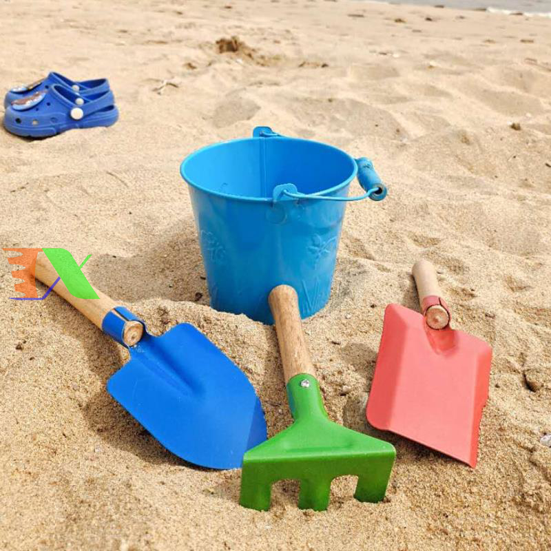 Bộ dụng cụ làm vườn 3 món (cán gỗ)