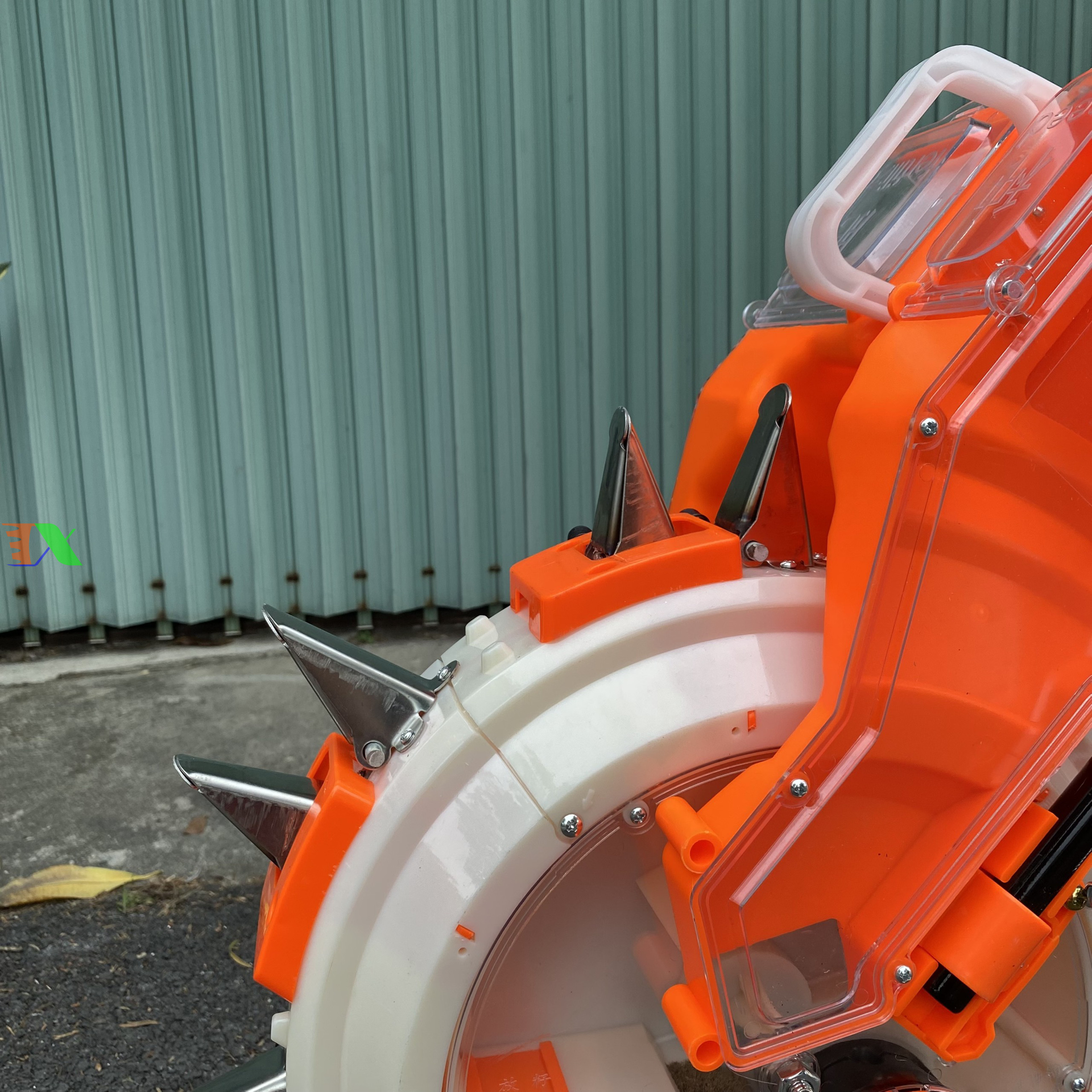 Máy gieo hạt tự động, bánh lăn (12 răng, rộng 14cm)