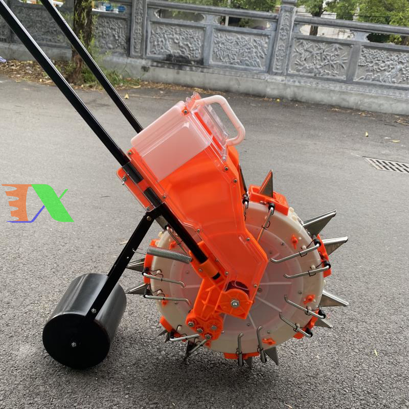 Máy gieo hạt tự động, bánh lăn (12 răng, rộng 14cm)