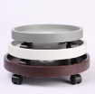 รูปภาพของ Giá để chậu hoa bằng nhựa DHB01, Kệ để chậu cây cảnh 4 bánh, Đế chậu cây có bánh xe lăn
