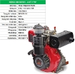 Ảnh của Động cơ dầu Diesel 4 kỳ DIE-173F, Động cơ máy cày xới, Động cơ máy bơm nước