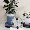 รูปภาพของ Giá để chậu hoa bằng nhựa DHB-36 cm, Kệ để chậu cây cảnh 4 bánh, Đế chậu cây có bánh xe lăn