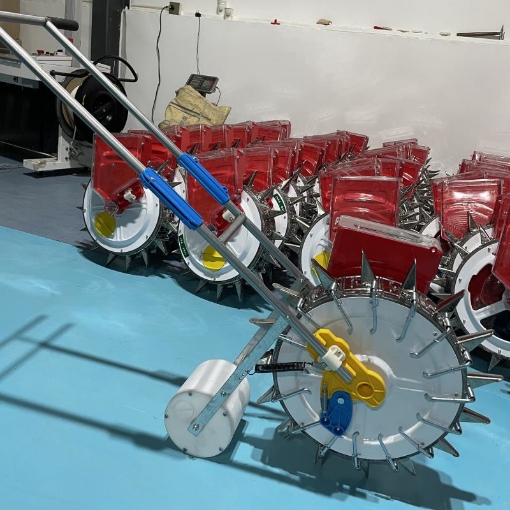 รูปภาพของ Máy gieo hạt tự động 16 răng Inox 16R-UP, Dụng cụ tra hạt 10 cm, Có thể thay đổi số miệng