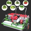 รูปภาพของ Máy gieo hạt ATX-10, Máy gieo hạt Cà chua, Rau cải, Cà rốt, Hạt hoa sử dụng động cơ xăng 170