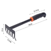 Gambar Cuốc Cào đất làm vườn TXE-12, Dụng cụ làm vườn cán nhựa, Nông cụ 2 trong 1