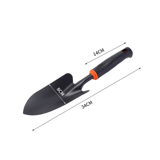Gambar Xẻng làm vườn TXE-13, Dụng cụ làm vườn cán nhựa, Xẻng  xúc lớn