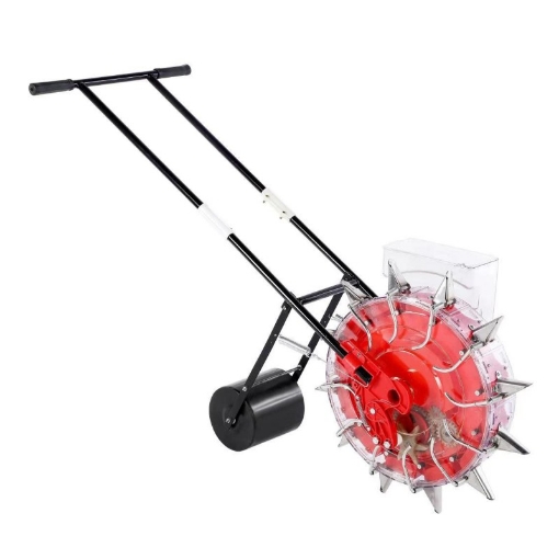 Gambar Máy gieo hạt tự động 12 răng 12R-CG, 1 hàng bánh lăn 13.5cm, Có thể thay đổi số miệng