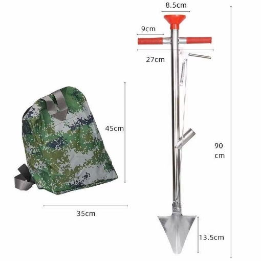 รูปภาพของ Xẻng bón phân dạng Túi TMP-08A, Dụng cụ Gieo hạt, Bón phân Inox