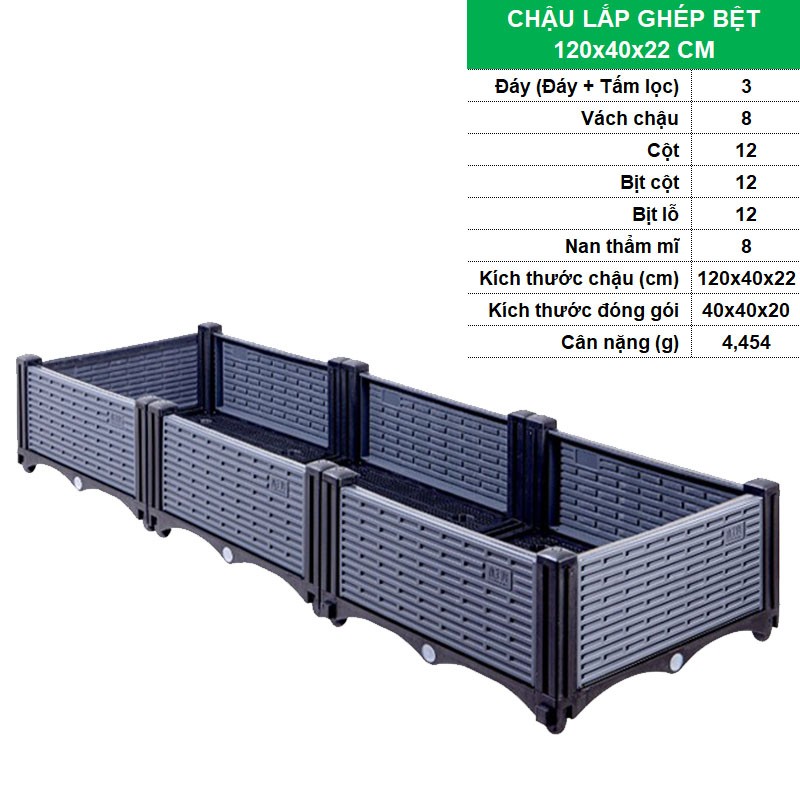 BỆT 120x40x22 CM [+328.000đ]