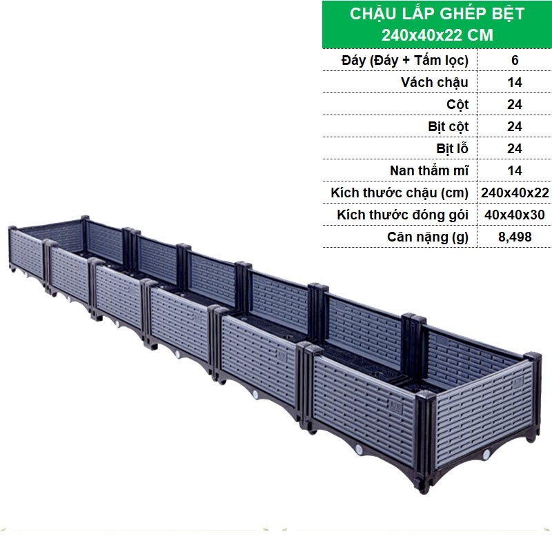 BỆT 240x40x22 CM [+692.000đ]