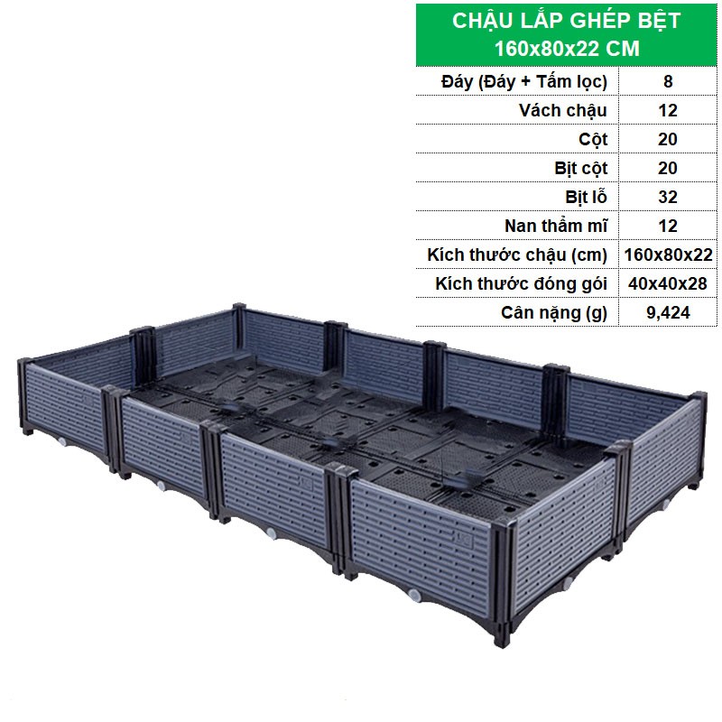 BỆT 160x80x22 CM [+772.000đ]