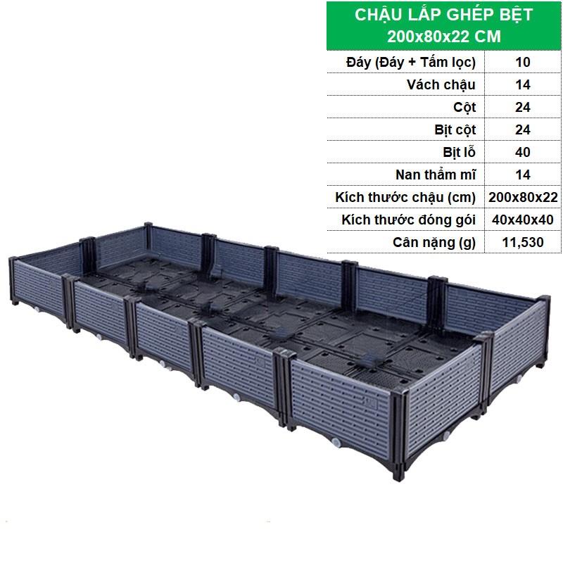 BỆT 200x80x22 CM [+961.000đ]