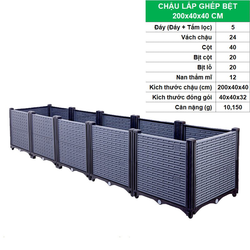 BỆT 200x40x40 CM [+843.000đ]