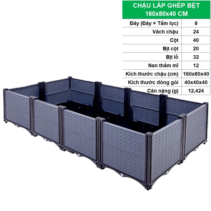 BỆT 160x80x40 CM [+1.044.000đ]