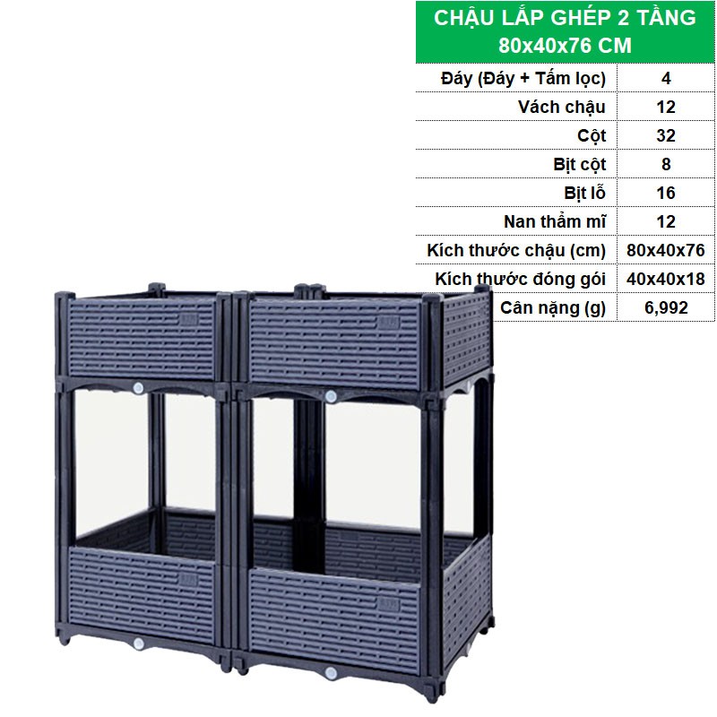 2 TẦNG 80x40x76 CM [+555.000đ]
