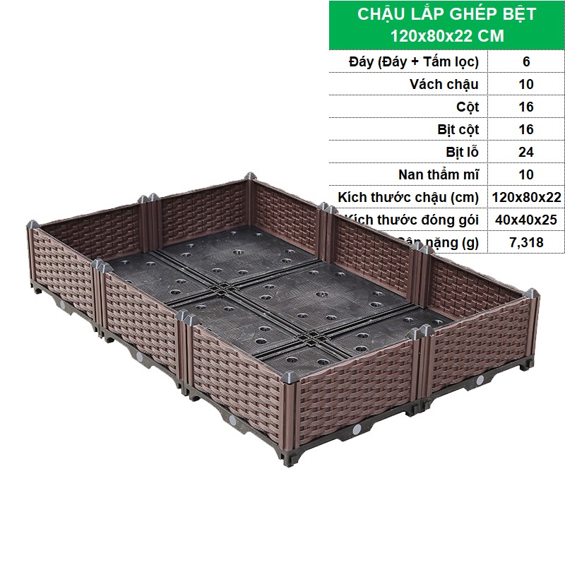 BỆT 120x80x22 CM [+650.000đ]