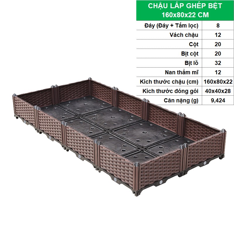 BỆT 160x80x22 CM [+838.000đ]