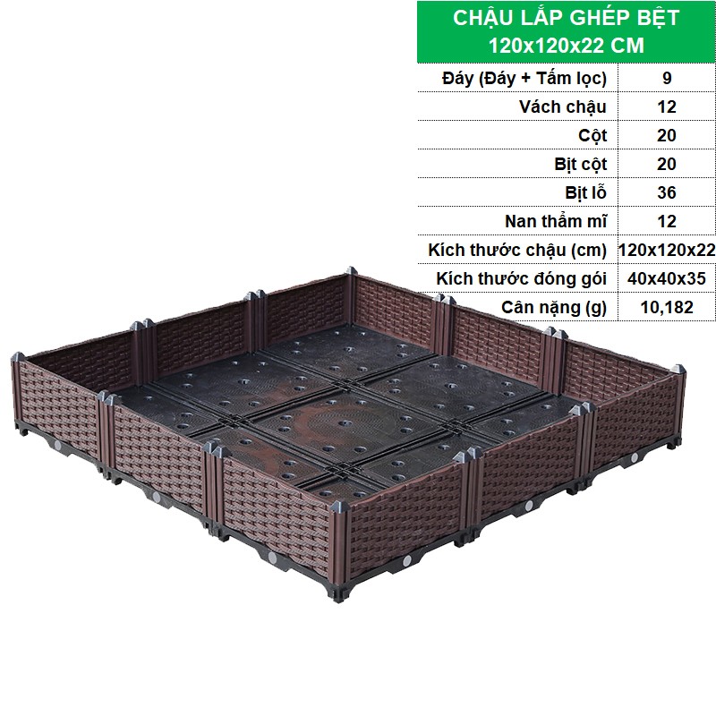 BỆT 120x120x22 CM [+906.000đ]