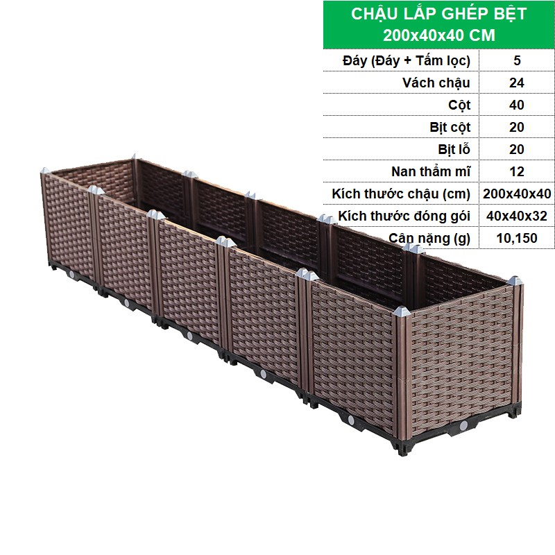 BỆT 200x40x40 CM [+909.000đ]