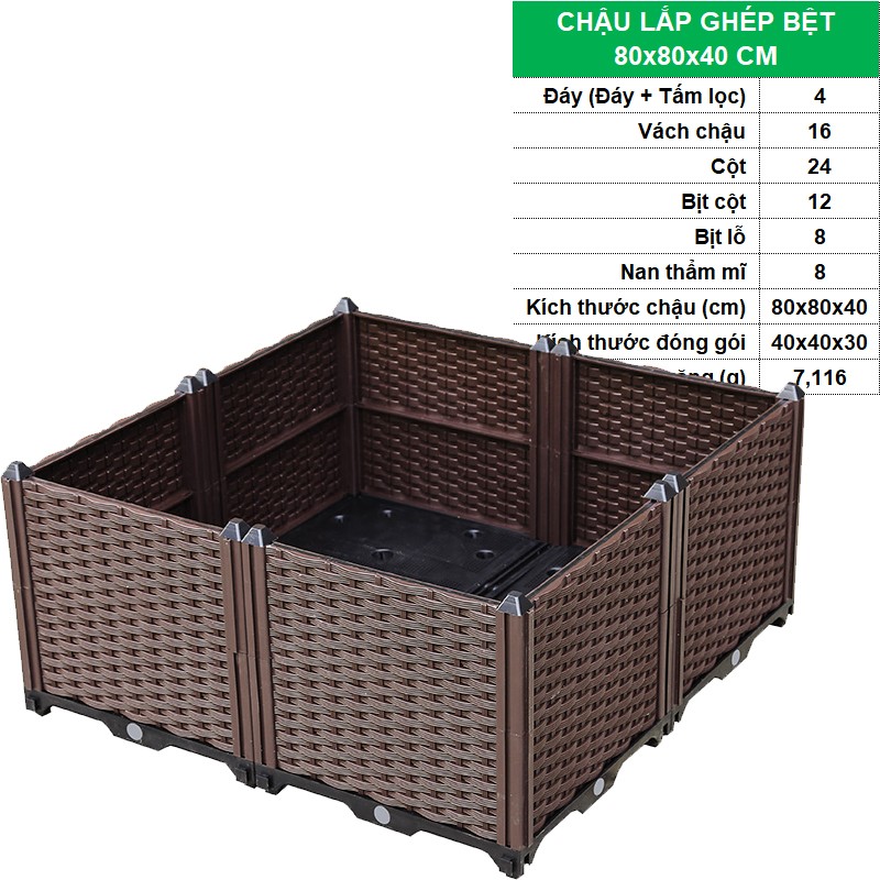 BỆT 80x80x40 CM [+633.000đ]