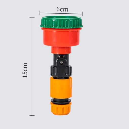 图片 Súng phun nước tưới cây VOI-N91K.1318, Kèm nối nhanh 1318, Vòi phun rửa xe đa năng