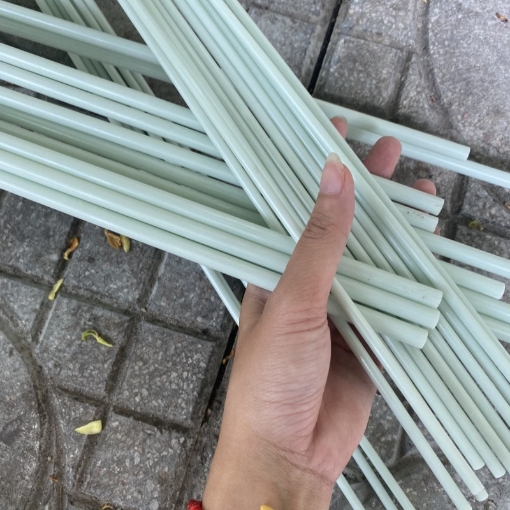 รูปภาพของ Khung vòm trồng rau FRP-8X4, Nan vòm sợi thủy tinh, Khung màng luống Rau Hoa gieo Mạ