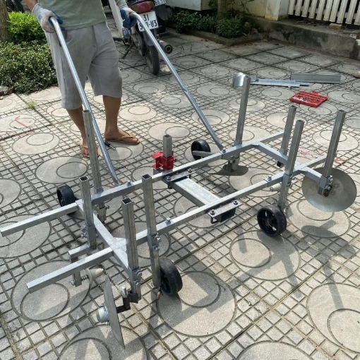 Ảnh của Dụng cụ trải Bạt kèm vun đất TMV-159, Nông cụ trải màng phủ nông nghiệp