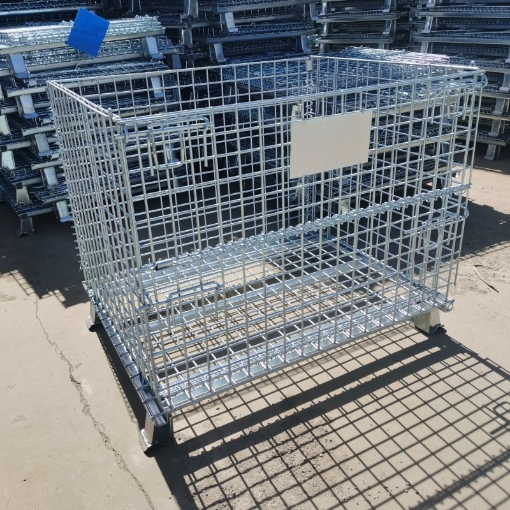 Ảnh của Thùng lưới thép gấp gọn SWM-12010089.58, Pallet chứa hàng bằng thép loại 5.8mm