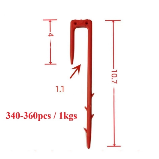 Ảnh của Đinh ghim dưa hấu STL10.7, Ghim cố định dây trồng Bí, Lan, Dâu tây