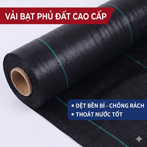Ảnh của Bạt Phủ Chống Cỏ, Bạt Phủ Nông Nghiệp Có Thấm Nước, Vải Giữ Đất Ẩm Cho Cây Trồng