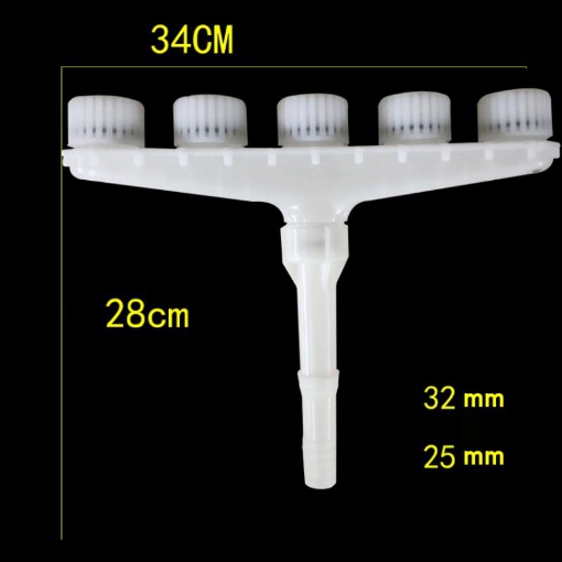 Ảnh của Đầu tưới xòe, bằng nhựa dùng trong hệ thông tưới, Loại 3/4/5 đầu ra