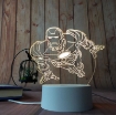 Ảnh của [ Ngẫu Nhiên ] Đèn ngủ, đèn trang trí Led 3D GO-005, Đèn ngủ 7 màu mini