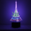 Ảnh của [ Ngẫu Nhiên ] Đèn ngủ, đèn trang trí Led 3D GO-005, Đèn ngủ 7 màu mini