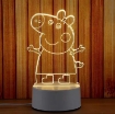 Ảnh của [ Ngẫu Nhiên ] Đèn ngủ, đèn trang trí Led 3D GO-005, Đèn ngủ 7 màu mini
