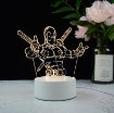 Ảnh của [ Ngẫu Nhiên ] Đèn ngủ, đèn trang trí Led 3D GO-005, Đèn ngủ 7 màu mini