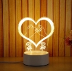 Ảnh của [ Ngẫu Nhiên ] Đèn ngủ, đèn trang trí Led 3D GO-005, Đèn ngủ 7 màu mini