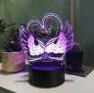 Ảnh của [ Ngẫu Nhiên ] Đèn ngủ, đèn trang trí Led 3D GO-005, Đèn ngủ 7 màu mini