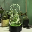 Ảnh của [ Ngẫu Nhiên ] Đèn ngủ, đèn trang trí Led 3D GO-005, Đèn ngủ 7 màu mini