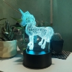 Ảnh của [ Ngẫu Nhiên ] Đèn ngủ, đèn trang trí Led 3D GO-005, Đèn ngủ 7 màu mini