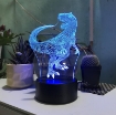 Ảnh của [ Ngẫu Nhiên ] Đèn ngủ, đèn trang trí Led 3D GO-005, Đèn ngủ 7 màu mini