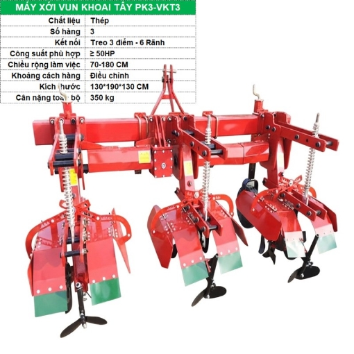 Ảnh của Máy xới đất vun khoai tây PK3-VKT3 3 hàng, Vun Khoai lang, Lạc Đậu phộng