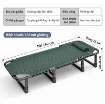 Ảnh của Giường gấp khung thép GIG01.190.75, Giường gấp cho Văn phòng, Kho bãi, Cửa hàng