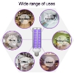 Ảnh của Đèn led khử trùng E27.UV.60, Đèn cực tím sát khuẩn trong nông nghiệp, UV Disinfection LED Bulb