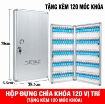 Ảnh của Tủ treo chìa khóa TCK-N120, Hộp quản lý chìa khóa gắn tường bằng Nhôm