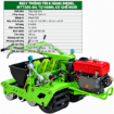 Ảnh của Máy trồng tỏi 6 hàng Diesel MTT285-6H tự hành, có ghế ngồi, máy trồng hành củ
