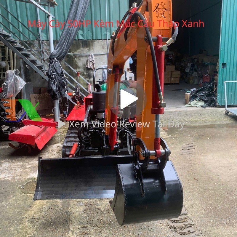 Máy cày 50HP kèm múc cẩu 
